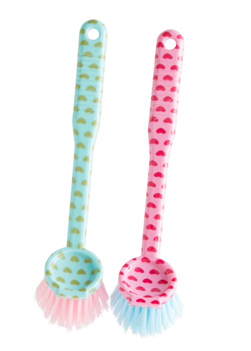 RICE Afwasborstel - Meerkleurig- set 2 - rice