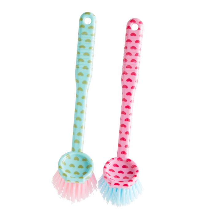 RICE - Afwasborstel - Meerkleurig (set van 2 stuks)