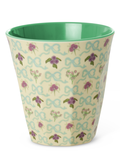 RICE Middelgroot Beker - Bow and Bouquet - rice