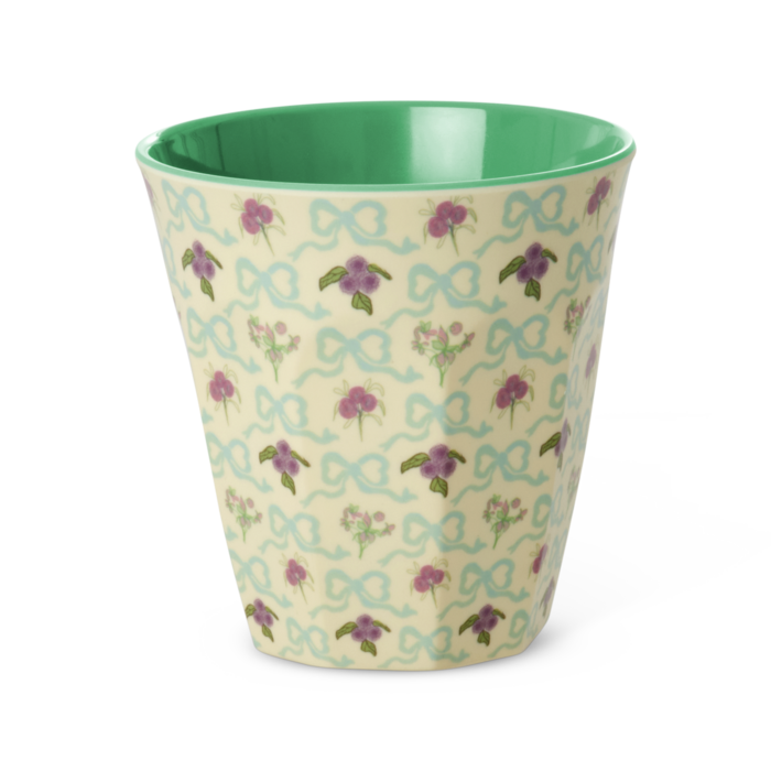 RICE Middelgroot Beker - Bow and Bouquet - rice
