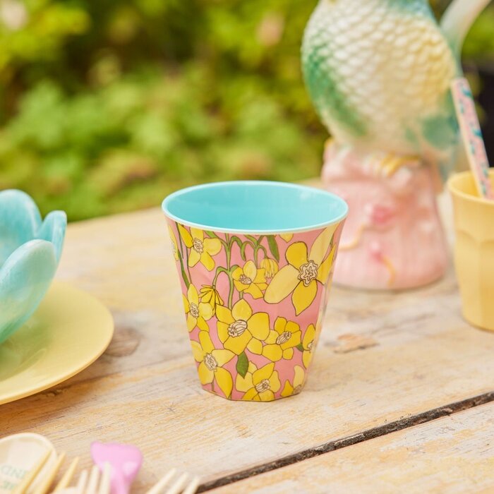 RICE Middelgroot Beker - Daffodils - RICE