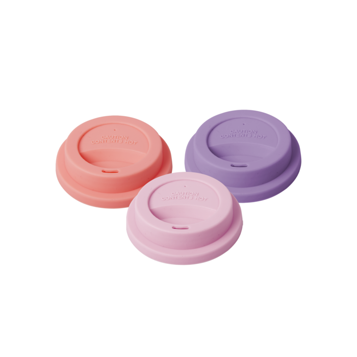 RICE Siliconen Deksel - Roze - rice