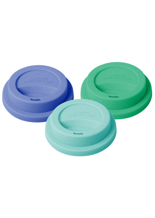 RICE Siliconen Deksel - Blauw - rice