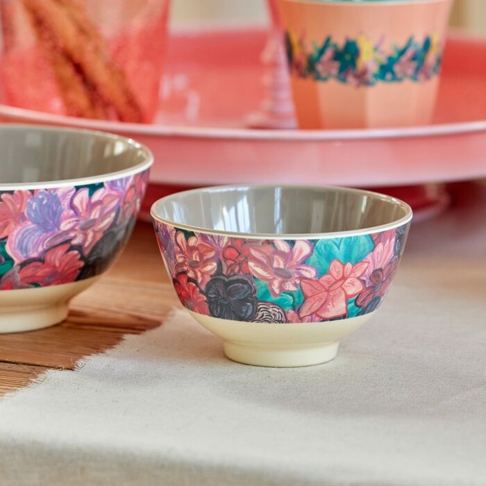 RICE Kleine Kom - Forest Flower Print (OP=OP!) - RICE