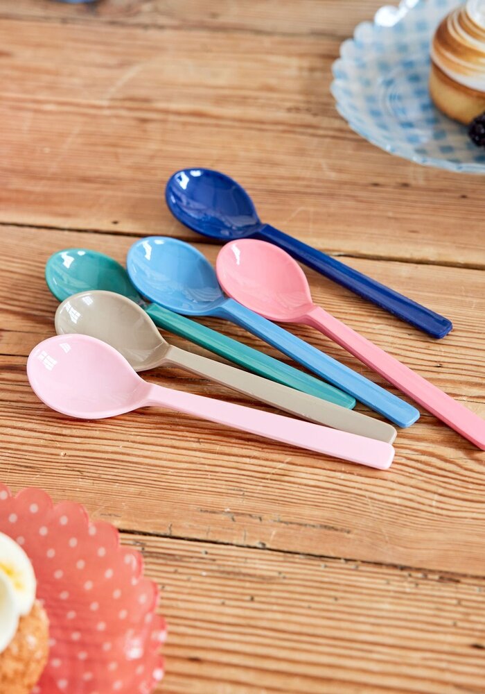 rice - Theelepeltjes - Meerkleurig - Set van 6