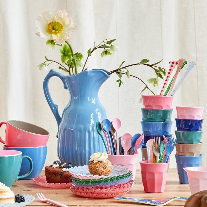 rice - Theelepeltjes - Meerkleurig - Set van 6