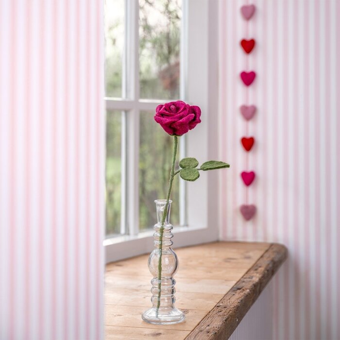 Sjaal met Verhaal Roos Bordeaux - Sjaal met een Verhaal