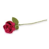 Sjaal met een Verhaal - Roos Bordeaux