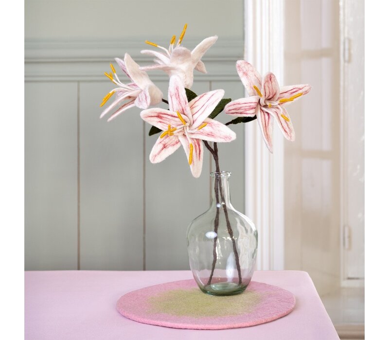 Sjaal met een Verhaal - Bloem: Tak: Lelie