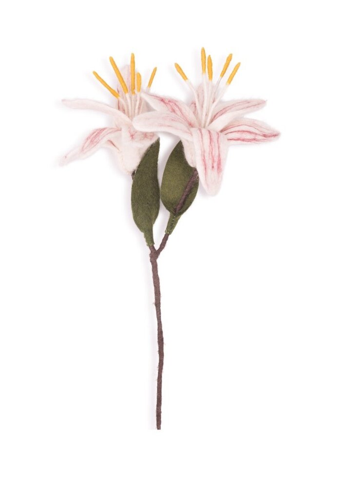 Sjaal met een Verhaal - Bloem: Tak: Lelie