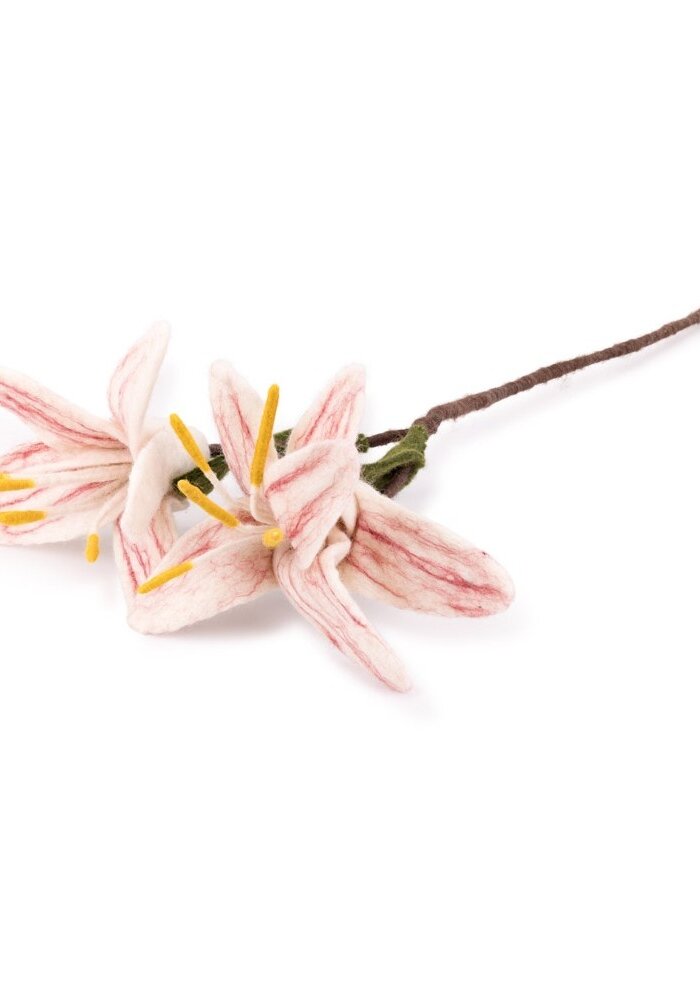 Sjaal met een Verhaal - Bloem: Tak: Lelie