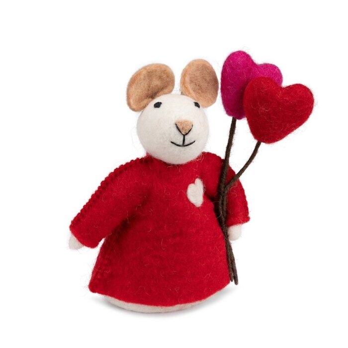 Sjaal met een Verhaal - Decoratie Muis Love is in the Air