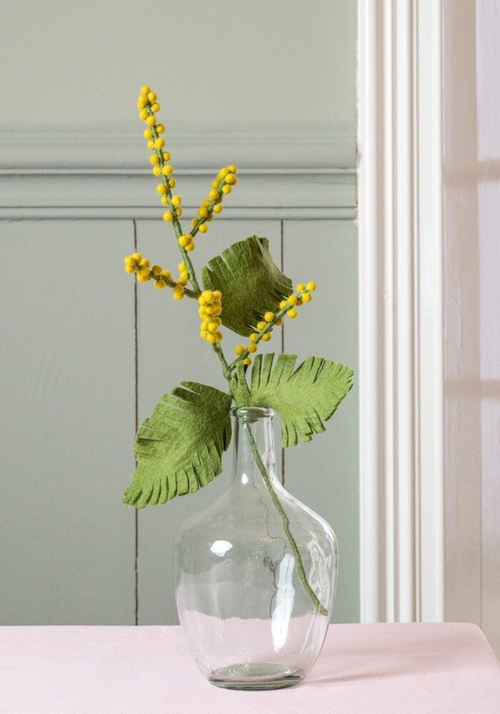 Sjaal met een Verhaal - Bloem: Tak: Mimosa