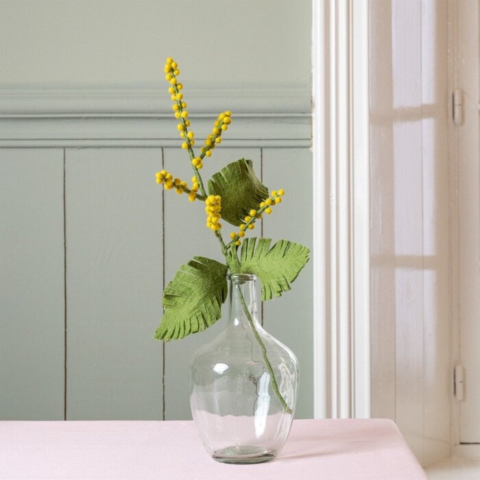 Sjaal met Verhaal Bloem: Tak: Mimosa - Sjaal met een Verhaal