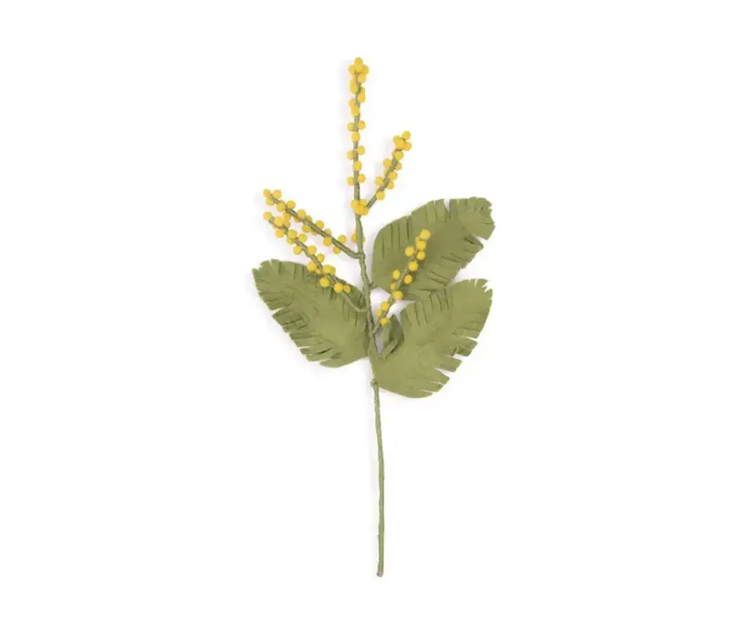 Sjaal met een Verhaal - Bloem: Tak: Mimosa