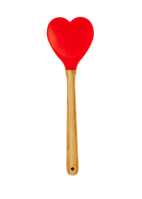 RICE Hart Siliconen Kookgerei - Rood - rice