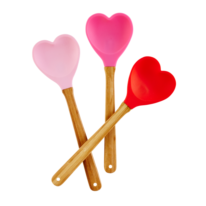 rice - Hart Siliconen Kookgerei - Roze