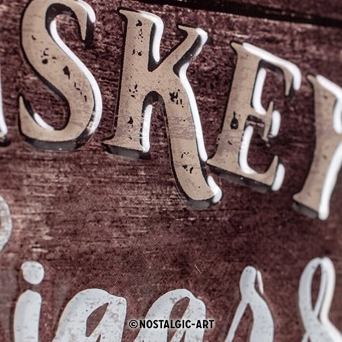 Nostalgic Art - Whiskey Metalen Wandbord