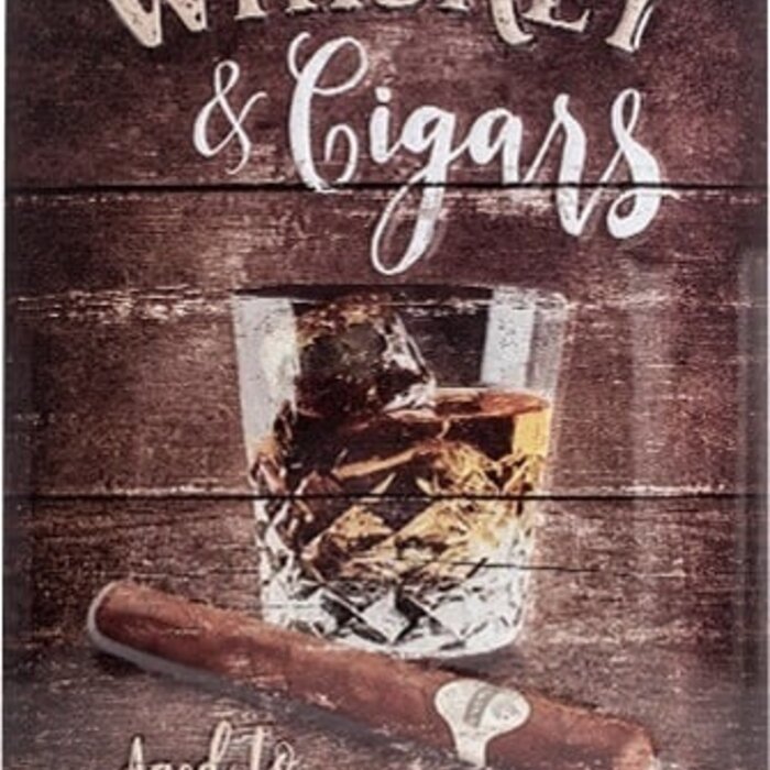 Nostalgic Art - Whiskey Metalen Wandbord