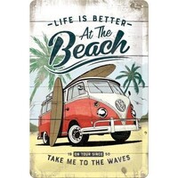 Nostalgic Art - VW Bulli Beach Tin Sign