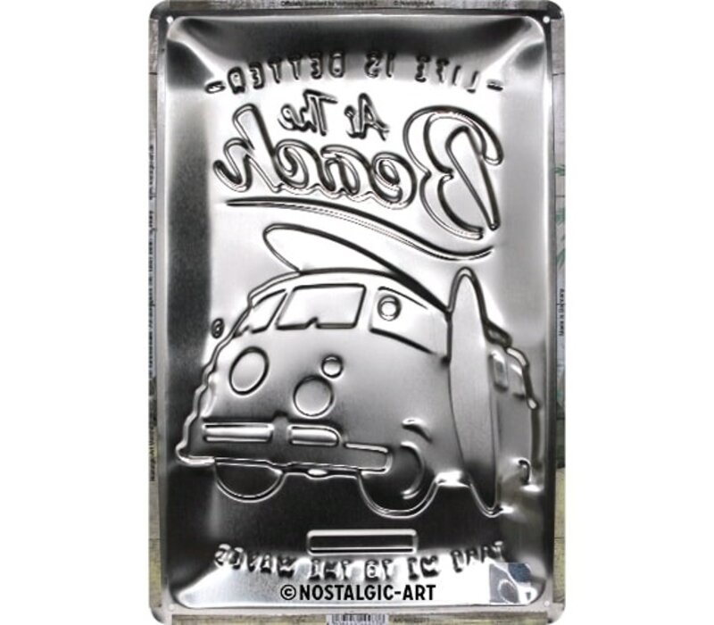 Nostalgic Art - VW Bulli Beach Tin Sign