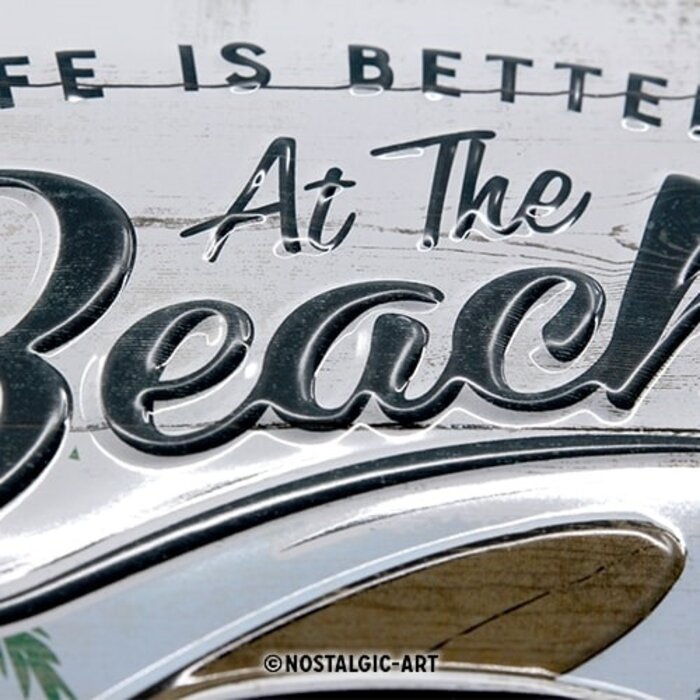 Nostalgic Art - Volkswagen Metalen Wandbord - VW Bulli Beach