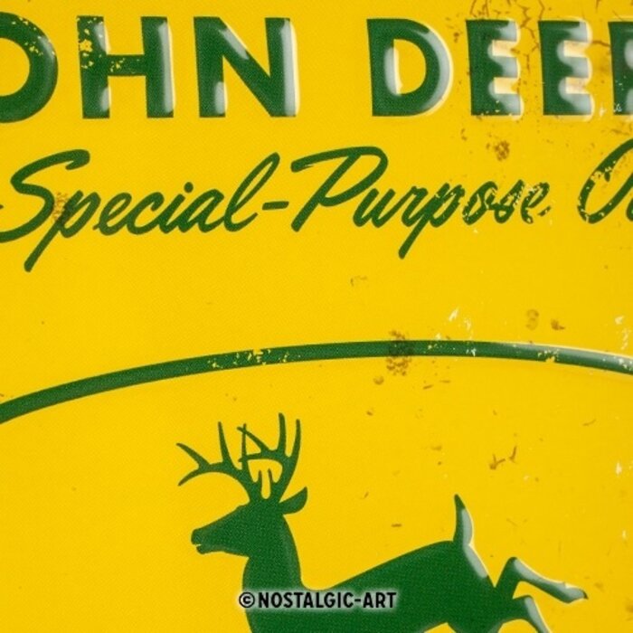Nostalgic Art - John Deere Metalen Wandbord - Special Purpose Oil