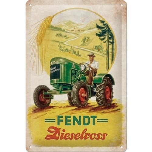 Fendt - Dieselross Tin Sign - Nostalgic Art 