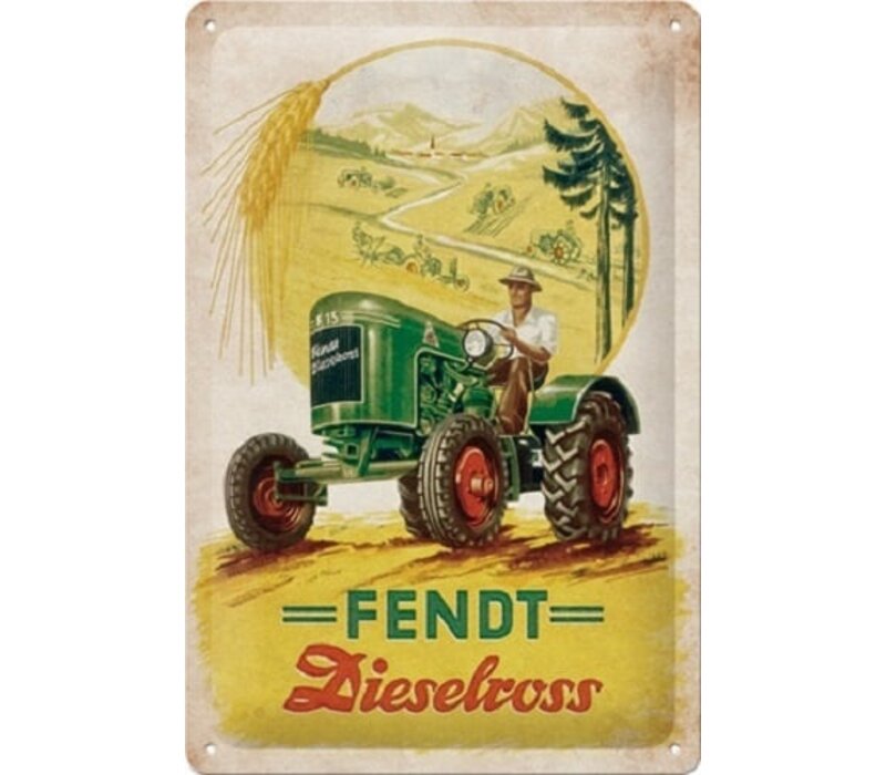 Nostalgic Art - Fendt - Dieselross Tin Sign