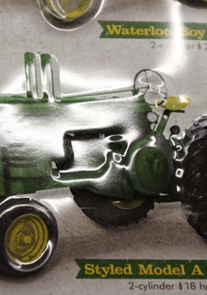 Nostalgic Art - John Deere Chart Tin Sign