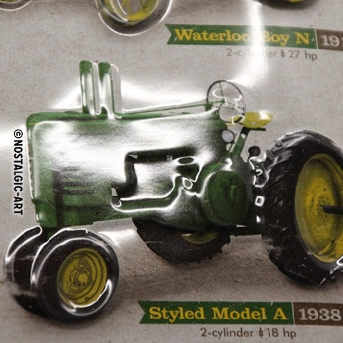 Nostalgic Art - John Deere Chart Tin Sign
