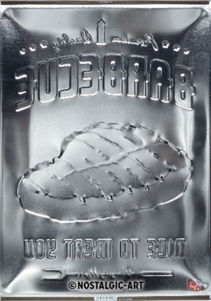 Nostalgic Art - Barbecue Nice To Meat You Tin Sign