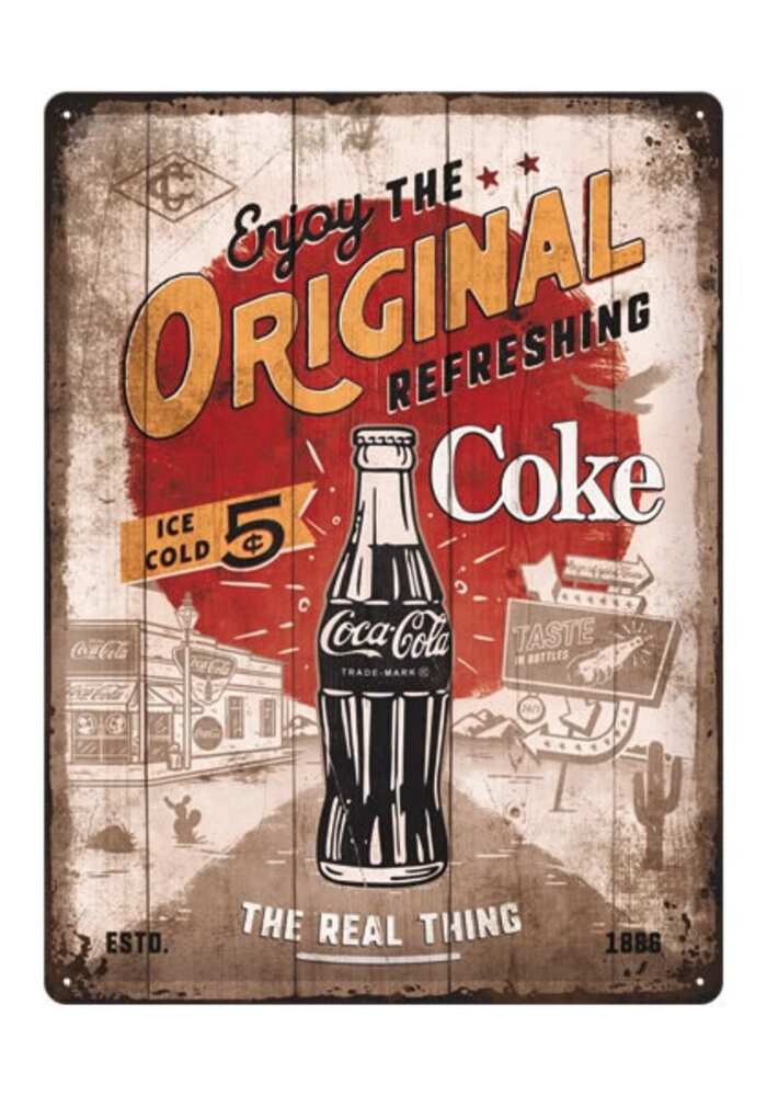 Nostalgic Art - Coca Cola Original Tin Sign