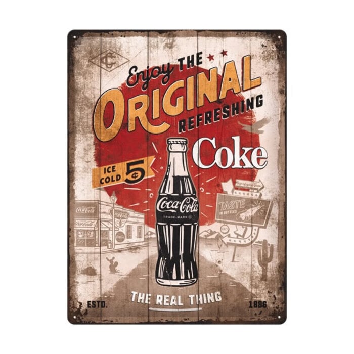 Nostalgic Art - Coca Cola Original Tin Sign