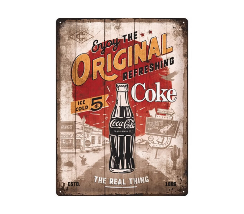 Nostalgic Art - Coca Cola Original Tin Sign