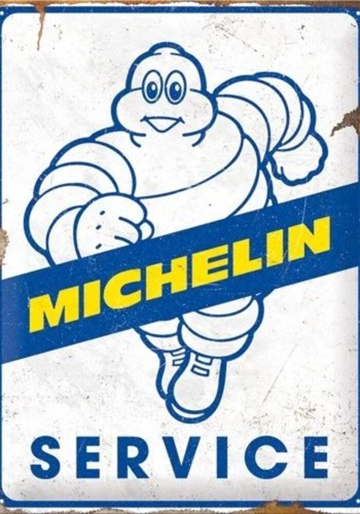 Nostalgic Art - Michelin - Service Tin Sign