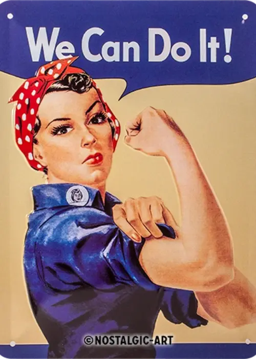Nostalgic Art We Can Do it! Tin Sign - Nostalgic Art