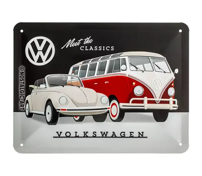 Nostalgic Art - VW / Meet The Classics Tin Sign
