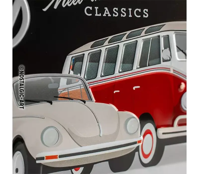 Nostalgic Art - VW / Meet The Classics Tin Sign