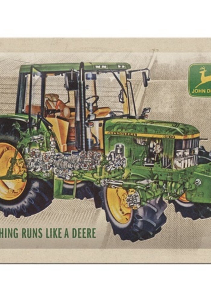 Nostalgic Art - John Deere - Model 6410 Cutaway Tin Sign