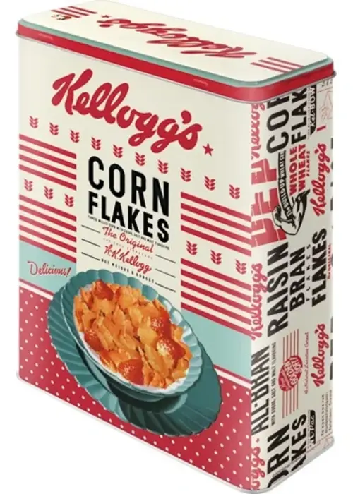 Nostalgic Art Tin Box XL Kelloggs Collage - Nostalgic Art
