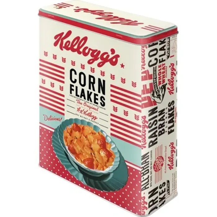 Nostalgic Art Tin Box XL Kelloggs Collage - Nostalgic Art