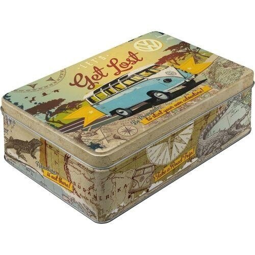Tin Box Flat VW Get Lost 3D - Nostalgic Art 