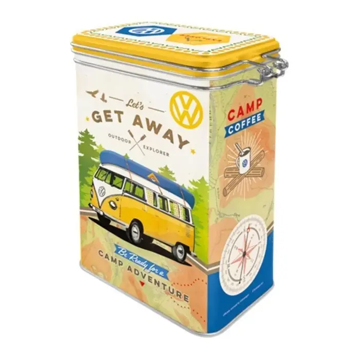 Nostalgic Art - Clip Top Box VW Lets Get Away