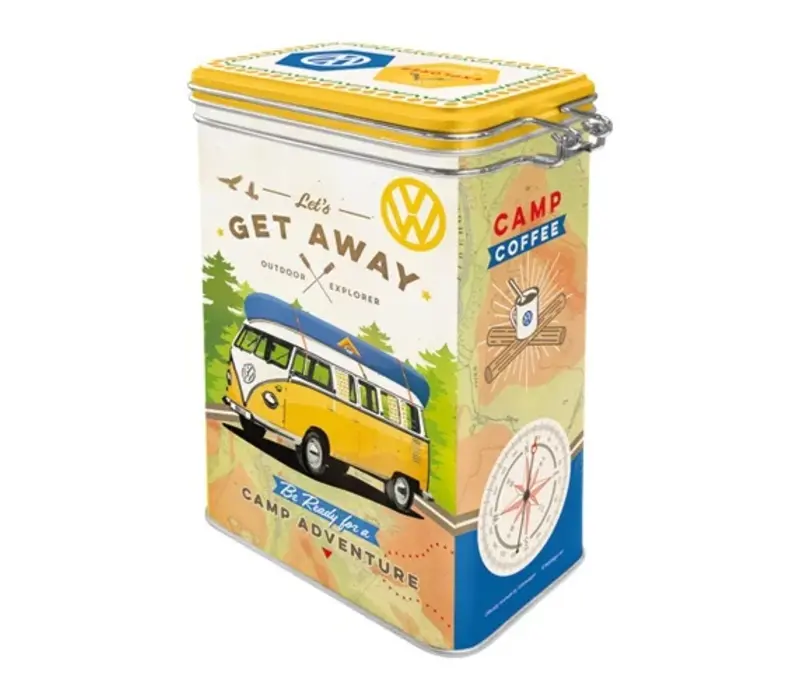 Nostalgic Art - Clip Top Box VW Lets Get Away