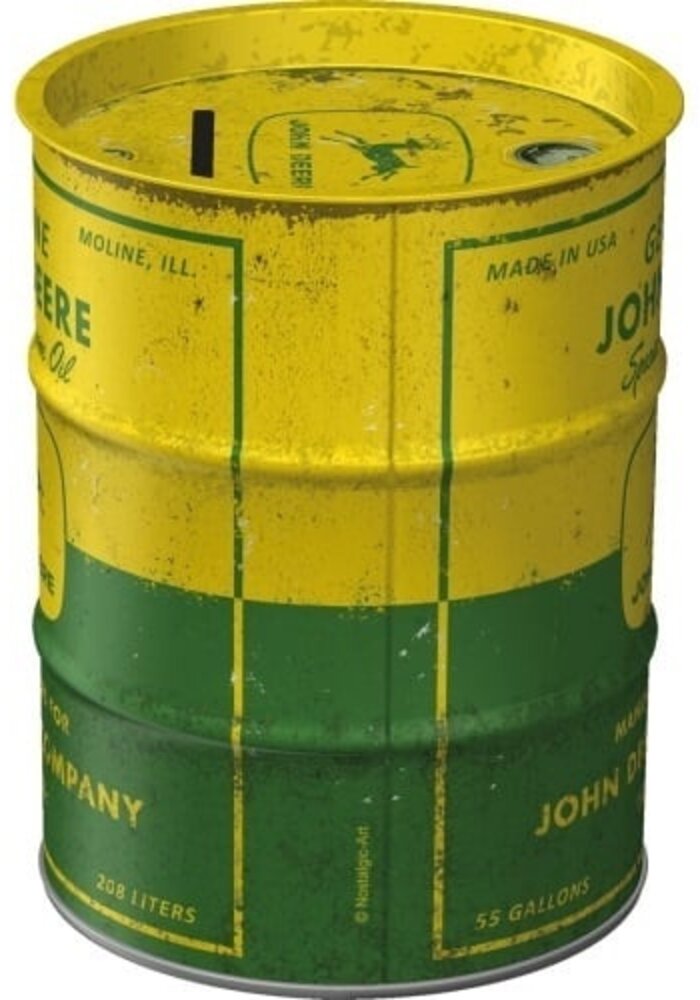 Nostalgic Art - Money Box Oil Barrel John Deere