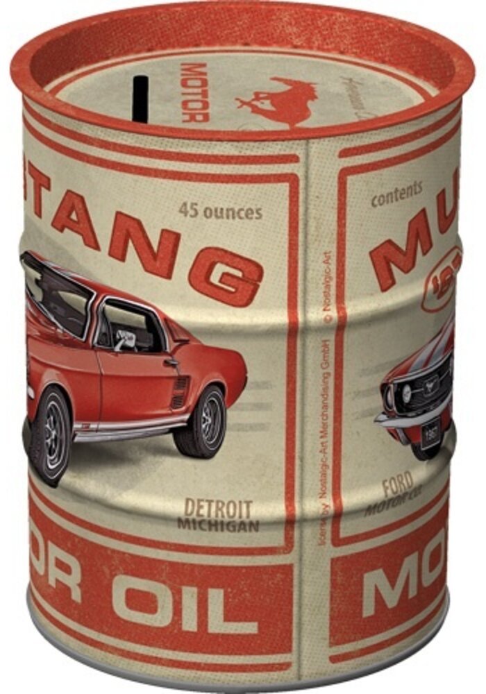 Nostalgic Art - Money Box Ford Mustang - GT 1967 Motor Oil