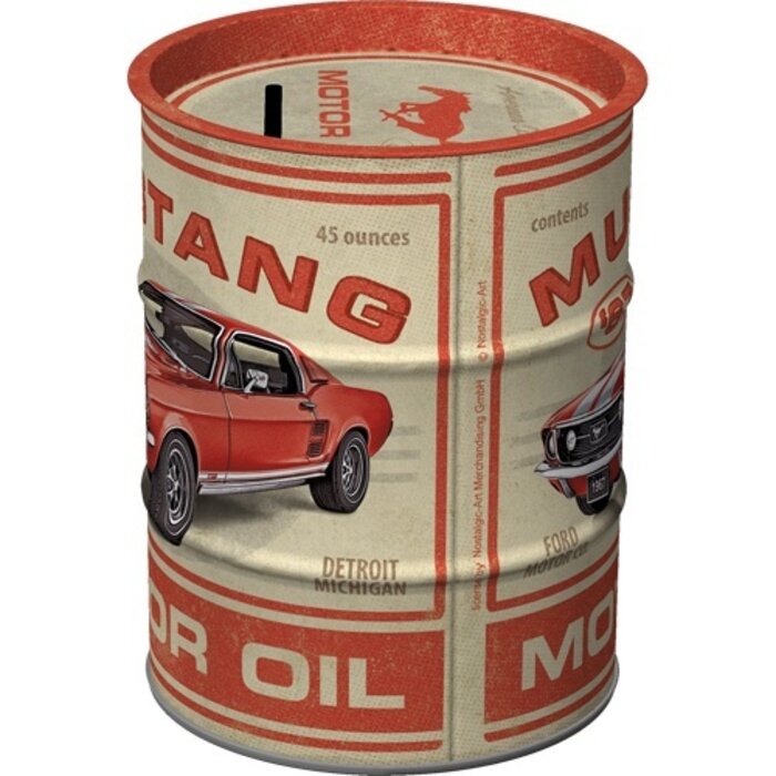 Nostalgic Art - Ford Mustang GT 1967 Olievat Spaarpot
