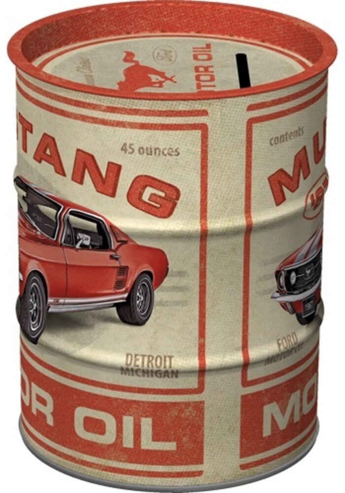 Nostalgic Art - Money Box Ford Mustang - GT 1967 Motor Oil