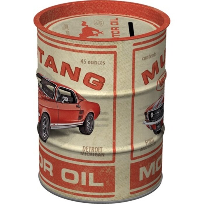 Nostalgic Art - Ford Mustang GT 1967 Olievat Spaarpot